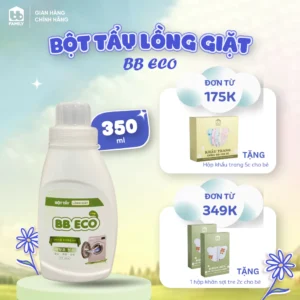 Bột tẩy lồng giặt BB ECO 350ml, tẩy mốc gioăng cao su máy giặt, làm sạch nhanh, an toàn và tiện lợi